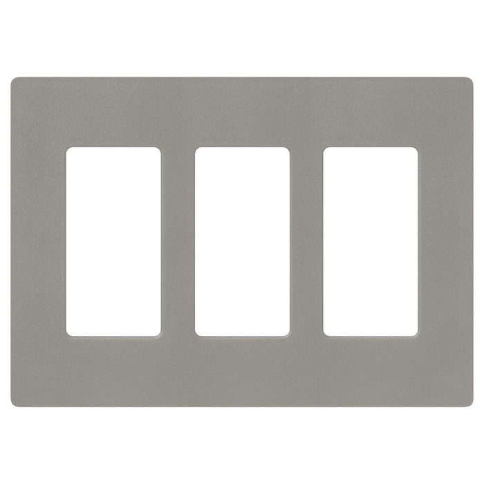 Lutron Claro 3-Gang Screwless Wall Plate | SC-3