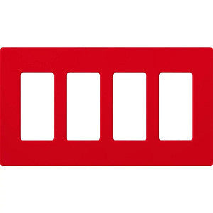 Lutron Claro 4-Gang Wallplate | CW-4-XX