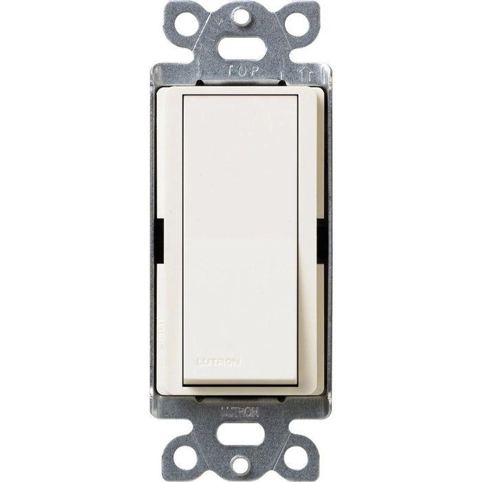 Product Display Visual of the SKU: SC-4PSNL-BI for Marketing of theLutron Claro 4-Way Switch with Locator Light - Decorator Rocker | SC-4PSNL-LC4W