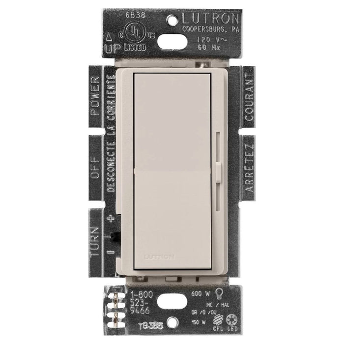 Lutron Diva 3-Speed 1.5A Fan Control, Single-Pole/3-Way, Taupe