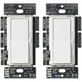 Lutron Diva LED+ Dimmer Switch - 2-Pack Value Bundle (White) | DVCL-153P-WH-2-C