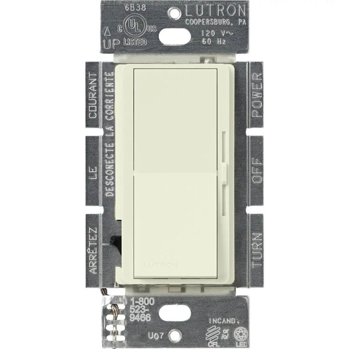Diva satin dimmer for 250W CFL/LED, 600W inc/hal, or Lutron Hi-Lume A-Series LTE LED Driver in taupe