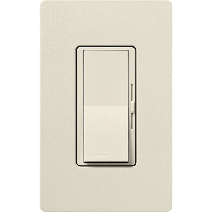 Diva satin dimmer for 250W CFL/LED, 600W inc/hal, or Lutron Hi-Lume A-Series LTE LED Driver in lunar gray
