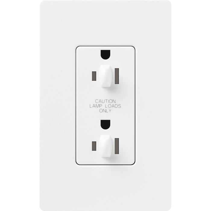 Lutron Dual Dimming Tamper-Resistant Receptacles - Satin Color 15A 120/125V | SCR-15-DDTR-XX