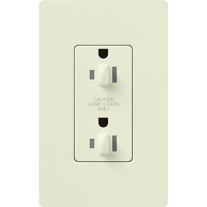 Lutron Dual Dimming Tamper-Resistant Receptacles - Satin Color 15A 120/125V | SCR-15-DDTR-XX