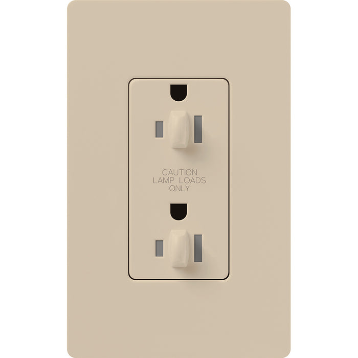 Lutron Dual Dimming Tamper-Resistant Receptacles - Satin Color 15A 120/125V | SCR-15-DDTR-XX