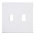 Lutron Fassada 2-Gang Wall Plate - Traditional Toggle Opening |FG-2