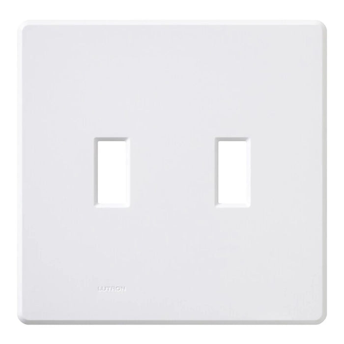 Lutron Fassada 2-Gang Wall Plate - Traditional Toggle Opening |FG-2