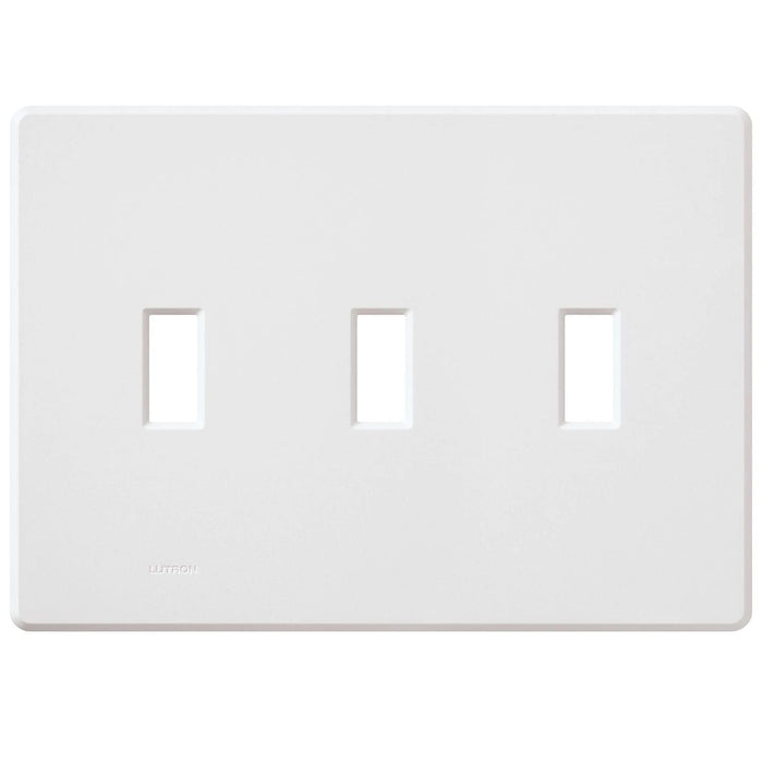 Lutron Fassada 3-Gang Wall Plate | For 3 Traditional Toggle Controls | FG-3
