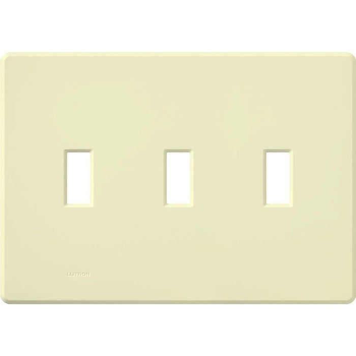 Lutron Fassada 3-Gang Wall Plate | For 3 Traditional Toggle Controls | FG-3