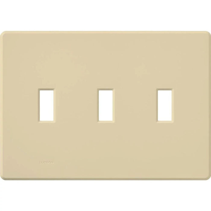 Lutron Fassada 3-Gang Wall Plate | For 3 Traditional Toggle Controls | FG-3