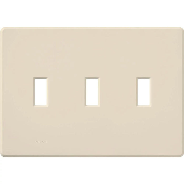 Lutron Fassada 3-Gang Wall Plate | For 3 Traditional Toggle Controls | FG-3