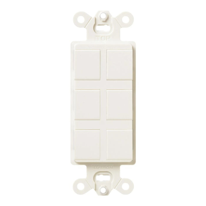 Lutron Field Customizable 6-Port Frame - Satin Color | SC-6PF-XX