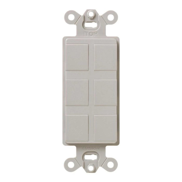 Lutron Field Customizable 6-Port Frame - Satin Color | SC-6PF-XX