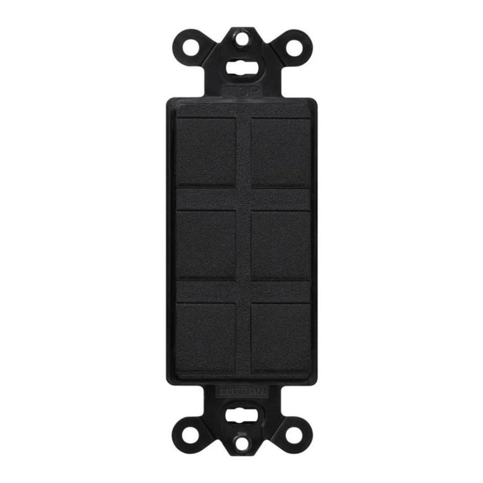 Lutron Field Customizable 6-Port Frame - Satin Color | SC-6PF-XX