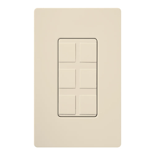 Lutron Field Customizable 6-Port Frame | CA-6PF-XX