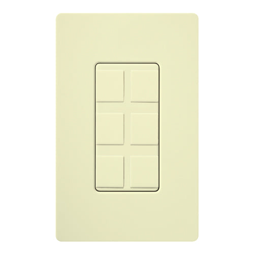 Lutron Field Customizable 6-Port Frame | CA-6PF-XX
