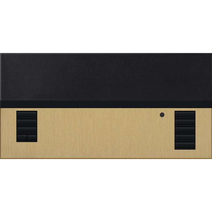Lutron GRAFIK Eye QS - 1 Shade Zone Metal Faceplate Kit - Architectural Finish | QSGFP-1