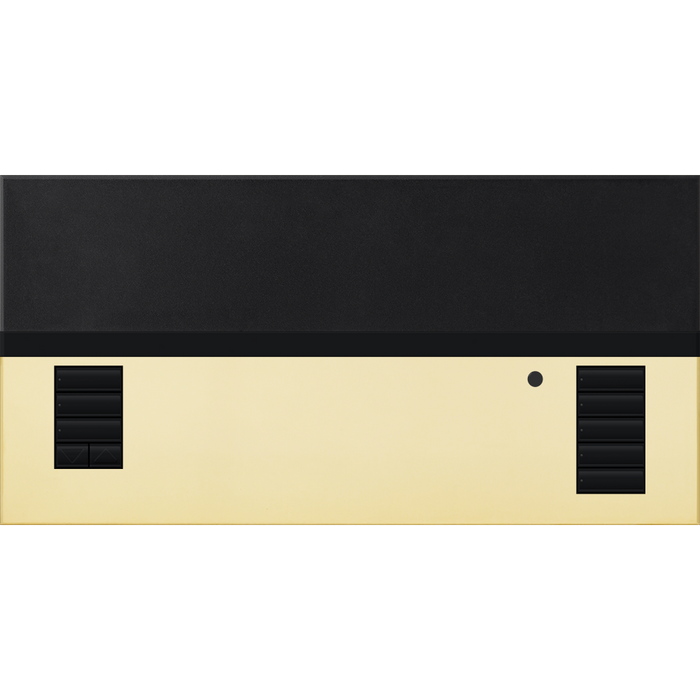 Lutron GRAFIK Eye QS - 1 Shade Zone Metal Faceplate Kit - Architectural Finish | QSGFP-1