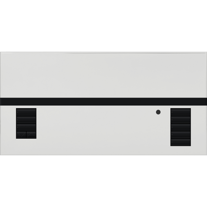 Lutron GRAFIK Eye QS - 1 Shade Zone Metal Faceplate Kit - Architectural Finish | QSGFP-1