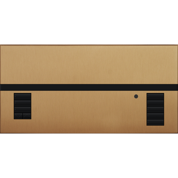 Lutron GRAFIK Eye QS - 1 Shade Zone Metal Faceplate Kit - Architectural Finish | QSGFP-1