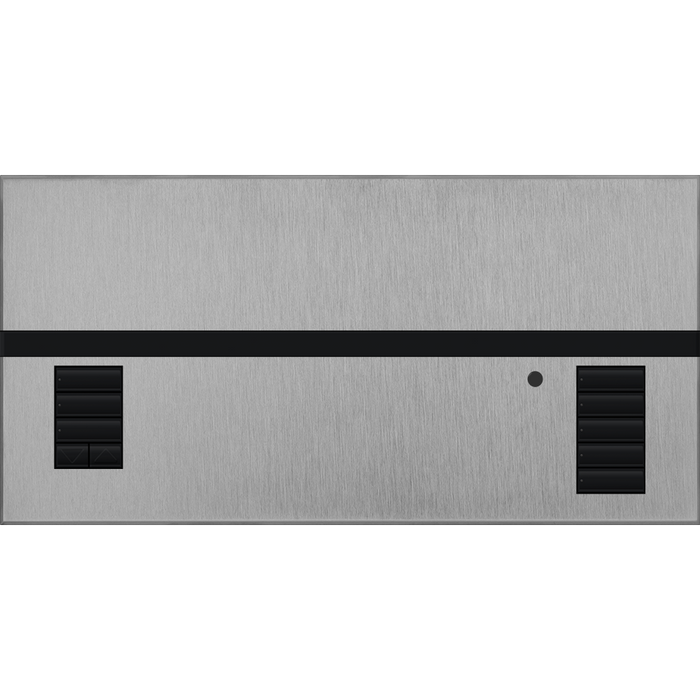 Lutron GRAFIK Eye QS - 1 Shade Zone Metal Faceplate Kit - Architectural Finish | QSGFP-1