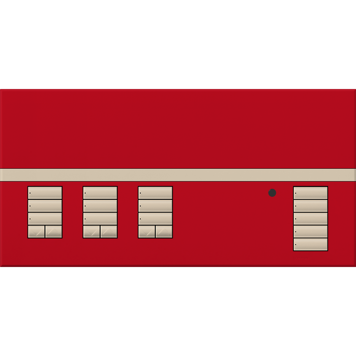 Lutron GRAFIK Eye QS Faceplate Kit - 3 Shades | QSGFP