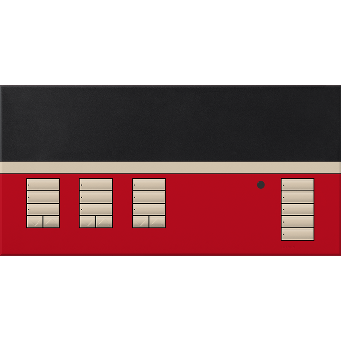 Lutron GRAFIK Eye QS Faceplate Kit - 3 Shades | QSGFP