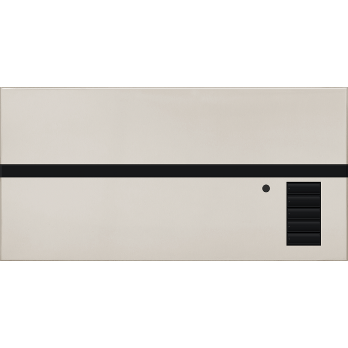 Lutron GRAFIK Eye QS Faceplate Kit | 0 Shade Zones | Metal Finish | QSGFP