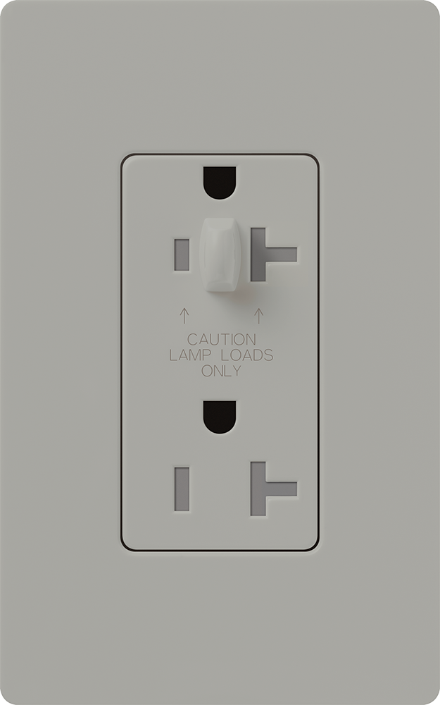 Lutron Half Dimming Tamper-Resistant Receptacles - 15A 120/125V | CAR-15-HDTR-XX