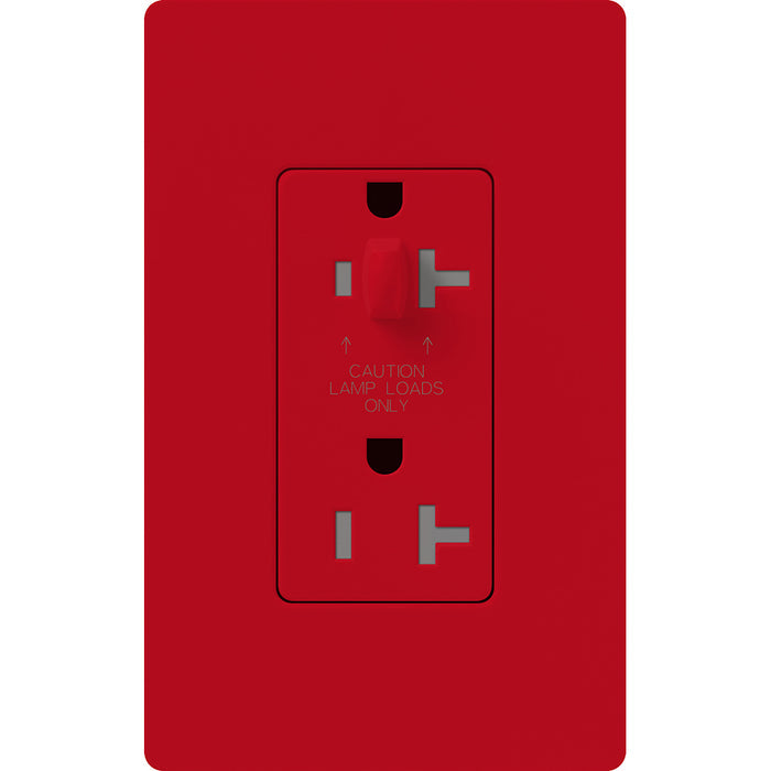 Lutron Half Dimming Tamper-Resistant Receptacles - Satin Color 20A 120/125V | SCR-20-HDTR-XX