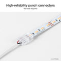 Lutron Lumaris tunable white tape light wiring detail, SKU LU-WK1-TW