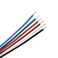 Lutron Lumaris 6-conductor 22 AWG wire 50 ft spool for RGB + tunable white tape light, SKU LU-WK1-6W