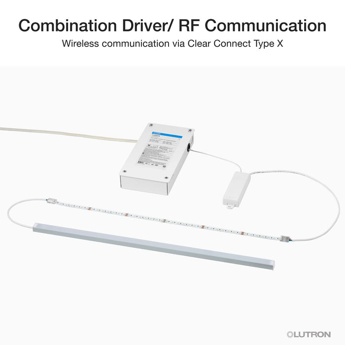 Lutron Lumaris RGB + tunable white system wiring overview, SKU LU-WK1-6W