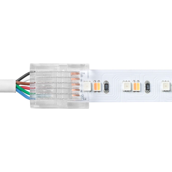 Lutron Lumaris 6-pin wire and tape connectors 10-pack for RGB + tunable white tape light, SKU LU-CK1-6W
