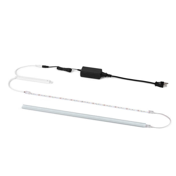 Lutron Lumaris tunable white tape light adhesive backing detail, SKU LU-T30-TW-IN