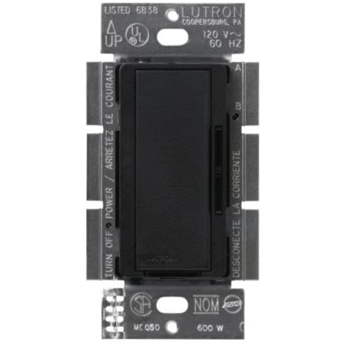 Maestro Companion dimmer for multi-location use, 120V, Satin finish in midnight