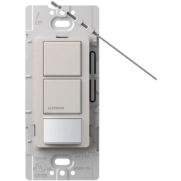 Lutron Maestro Dual Circuit Motion Sensor switch, 6-Amp, Single-Pole, Taupe