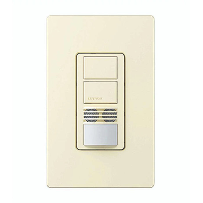 Maestro Dual Technology (Dual Tech), partial-on occupancy sensor switch, applies exclusive XCT Technology for minor and fine motion detection. Meets Title 24 requirements for multi-level lighting in almond