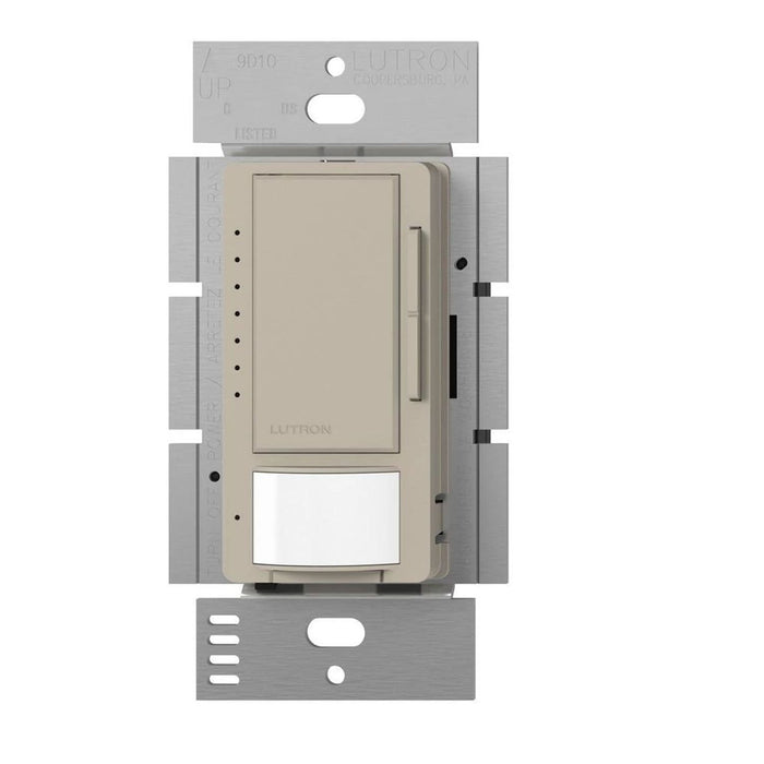 Maestro LED+ passive infrared vacancy sensor that automatically control the lights in an area in taupe