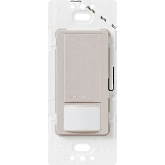 Lutron Maestro Motion Sensor Switch, No Neutral Required, 150W LED, Single Pole, Taupe