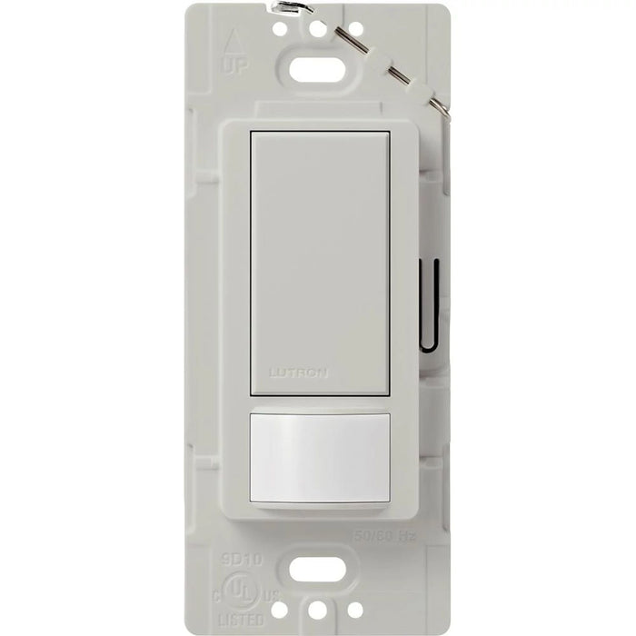 Lutron Maestro Motion Sensor Switch, No Neutral Required, 150W LED, Single Pole, Palladium