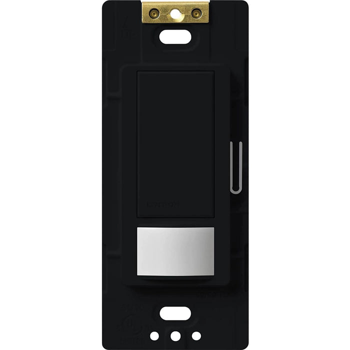 Lutron Vacancy-Only Motion Sensor Switch, 2A, Single-Pole, No Neutral Required, Midnight
