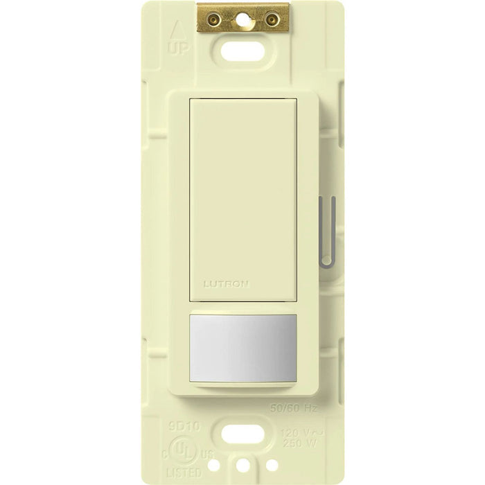 Lutron Maestro Vacancy Sensor switch, 5-Amp, Single-Pole or Multi-Location, Almond