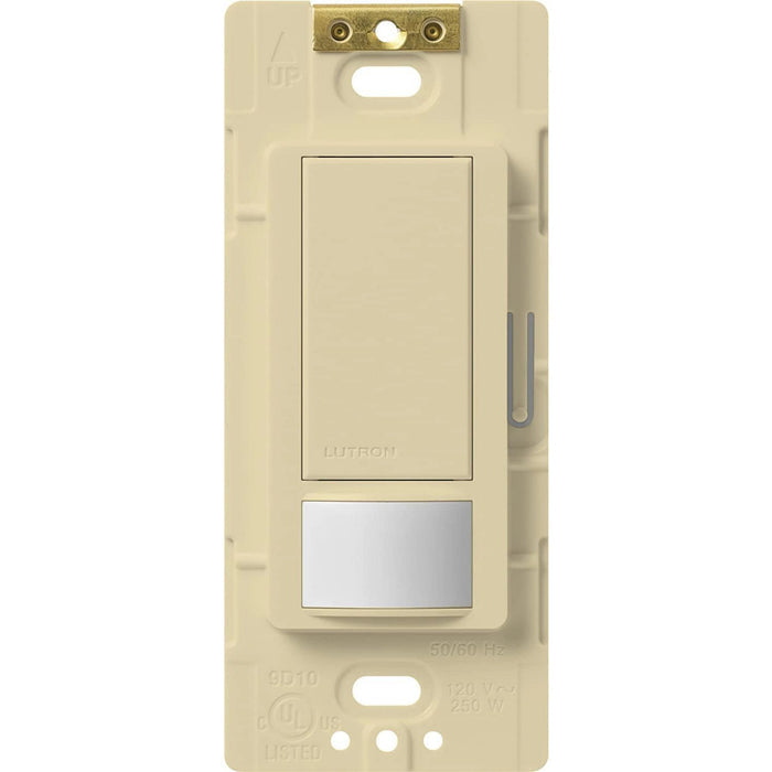 Lutron Maestro Vacancy Sensor switch, 5-Amp, Single-Pole or Multi-Location, Ivory