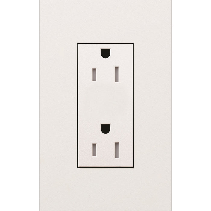 Lutron New Architectural 15A Tamper-Resistant Duplex Receptacle | LTR-15-TR