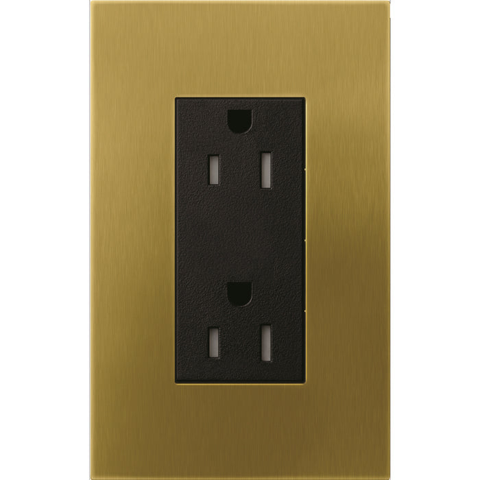 Lutron New Architectural 15A Tamper-Resistant Duplex Receptacle | LTR-15-TR