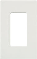 Nova T single-gang wallplate, small opening, no fins broken, in bright brass