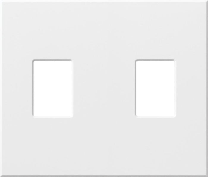 Lutron Nova T 1-Gang Wall Plate Fits 1 Small Vareo or GRAFIK Eye Control - No Fins Broken (NFB) | NT-K-NFB