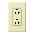 Lutron Nova T Architectural 20A Tamper-Resistant Duplex Receptacle (Wall Plate Included) | NTR-20-TR